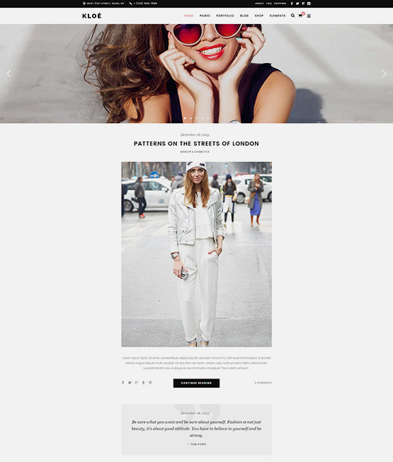 Blog Centered